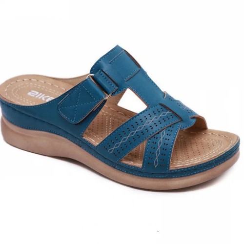 Women Orthopedic Sandals Comfy Open Toe Mules Summer Slippers Flat Shoes - Picture 12 of 29