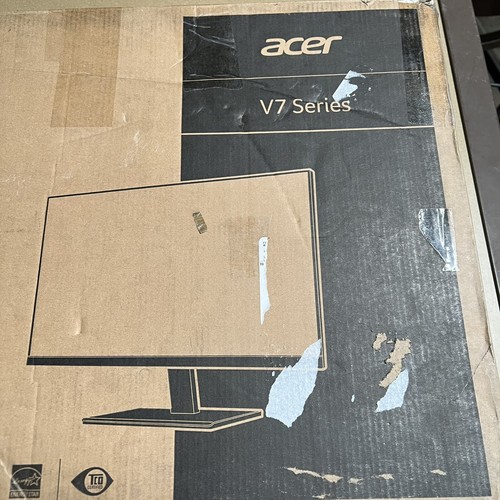 Acer V7 Series B247Y Dbmiprczx IPS LED Computer Monitor - Schwarz Neu - Bild 7 von 8