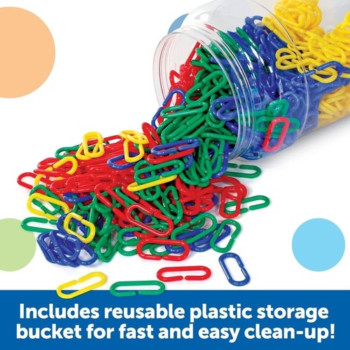 Engaging 500-Piece Learning Links for Counting, Patterning & Creative Play - Picture 6 of 9