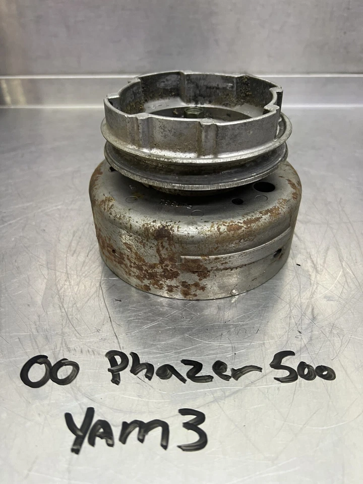 01 00 99 YAMAHA PHAZER 500 FLYWHEEL Magneto #F4T331/ YA8DJ-85550-00-00 - Image 2 of 4