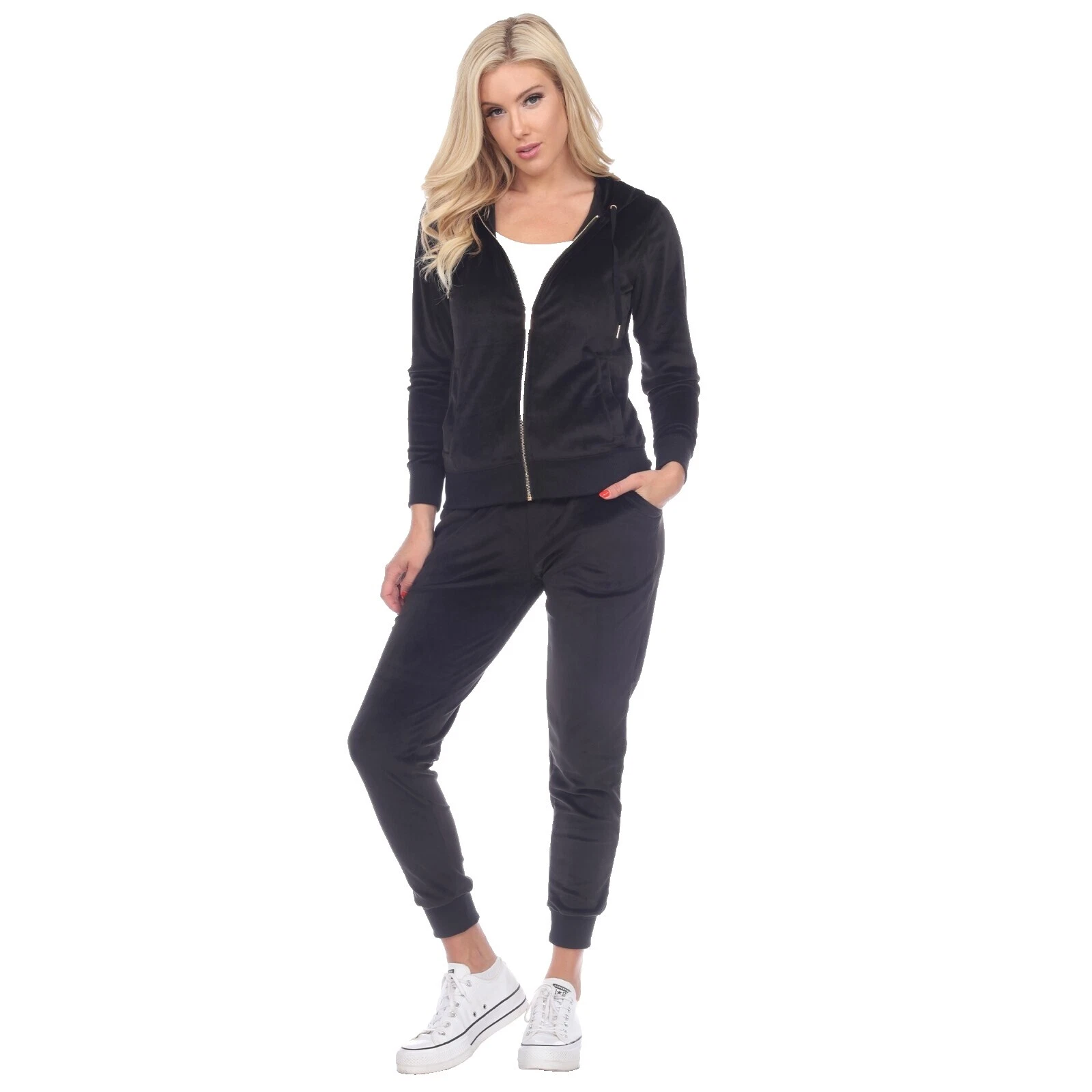 Solid Plus Size Tracksuits & Sets for Women