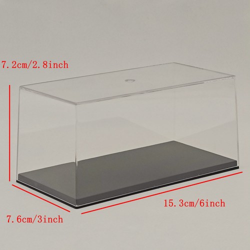 Acrylic Boxes Display CaseTransparent DustProof for 1:72,1:43 Toy Car Model 6'' - Picture 4 of 11
