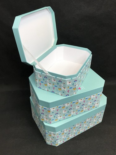Set Of Lama/Treasure Box/ Suitcase/ Storage Boxes/Gift Boxes /Nesting/Stack/Baby - Picture 4 of 6