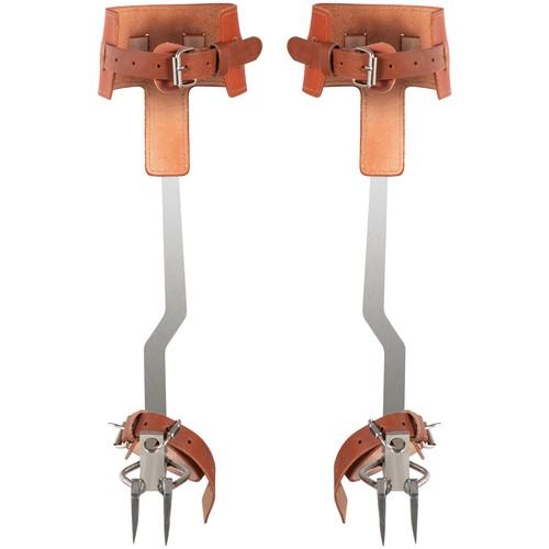 VEVOR Tree Climbing Spike Set Pole Climbing Spurs Stainless Steel Climber Gaffs - Picture 10 of 12