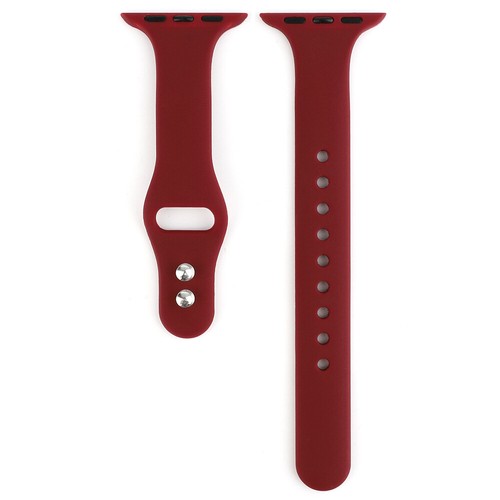 Correa deportiva delgada de silicona para Apple Watch 10 9 8 7 6 SE 41/42/44/45/46/49 mm - Imagen 12 de 48