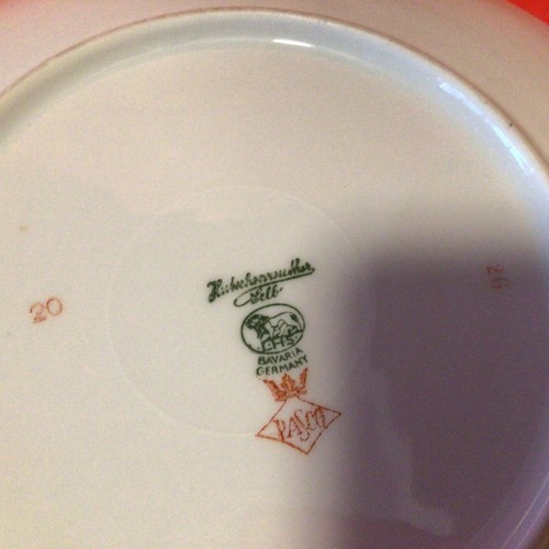 GERMANY PORCELAIN DECORATIVE PLATES 7 3/4” HUTSCHENREUTHER JKW CARLSBAD SET OF 3 - Picture 12 of 13