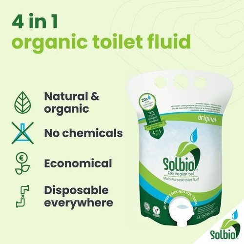 Solbio Organic 100% Natural Toilet Fluid Waste & Flush 1.6L x40 Doses - Picture 3 of 6