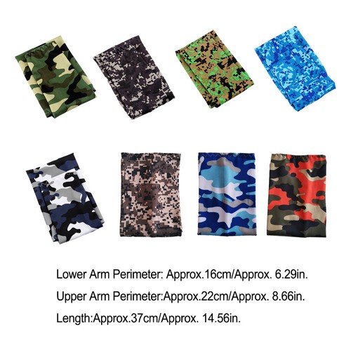 1/2/3 Arm Sleeves Sun UV Protection Summer Warmer Ice Silk Cycling Basketball - Bild 2 von 28