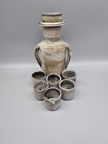 A Studio Pottery Jug & Cups By Keramische Werkstatt Margaretenhöhe, Germany, KWM - Picture 15 of 16