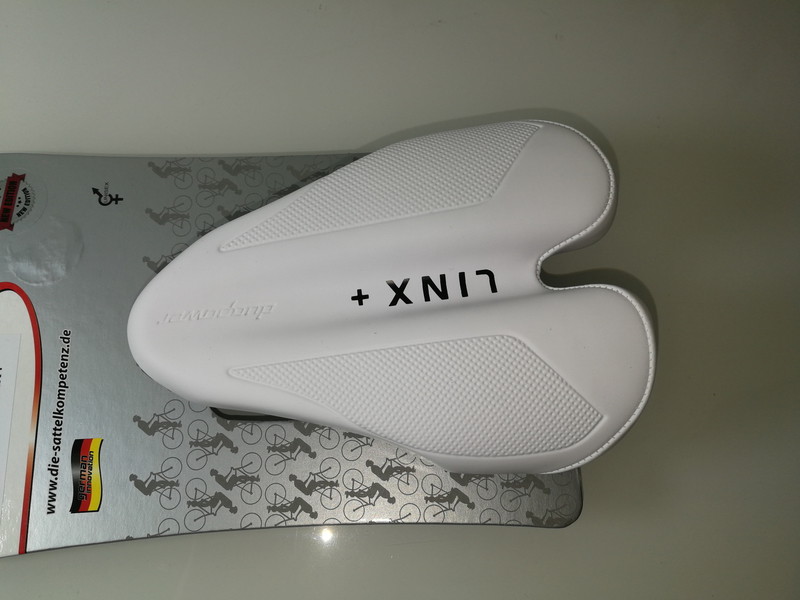 Comfortline DuoPower LINX+ weiss Rennradsattel white duo power 2018 bike saddle Comfortline DuoPower LINX+ weiss Rennradsattel white duo power 2018 bike saddle