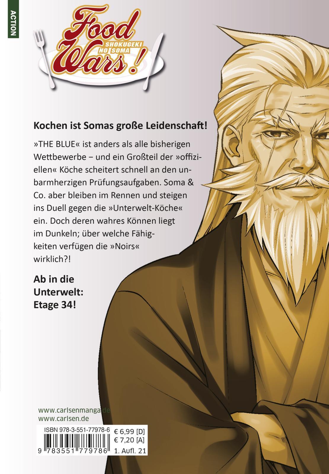 Thumbnail - Food Wars - Shokugeki No Soma 34 | Heiße Koch-action Internat - Mit