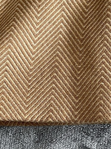 Falda lápiz de lana Talbots años 90 de colección talla 4 estampado Chevron tostado Italia Preppy Academia - Imagen 5 de 13