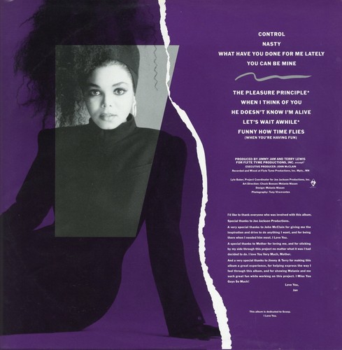 Janet Jackson - Control '86 LP JAPAN ORG!NM/EX - Imagen 4 de 6