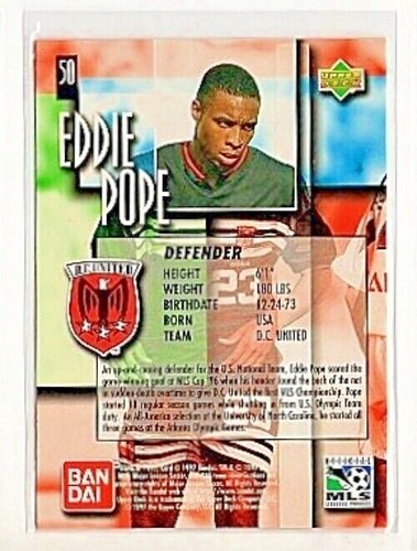 1997 UPPER DECK MLS MAJOR LEAGUE CALCIO CARTE SINGOLE TUTTE CON SPEDIZIONE GRATUITA! - Foto 75 di 99