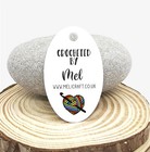 Crocheted By 'Your Name' Tags | Knitted By 'Your Name' Tags | Custom Tags