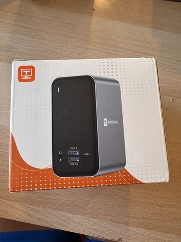 USB C Docking Station Dual Monitor for MacBook Pro, 15 in 2 USB C Laptop Dock... - Picture 1 of 6