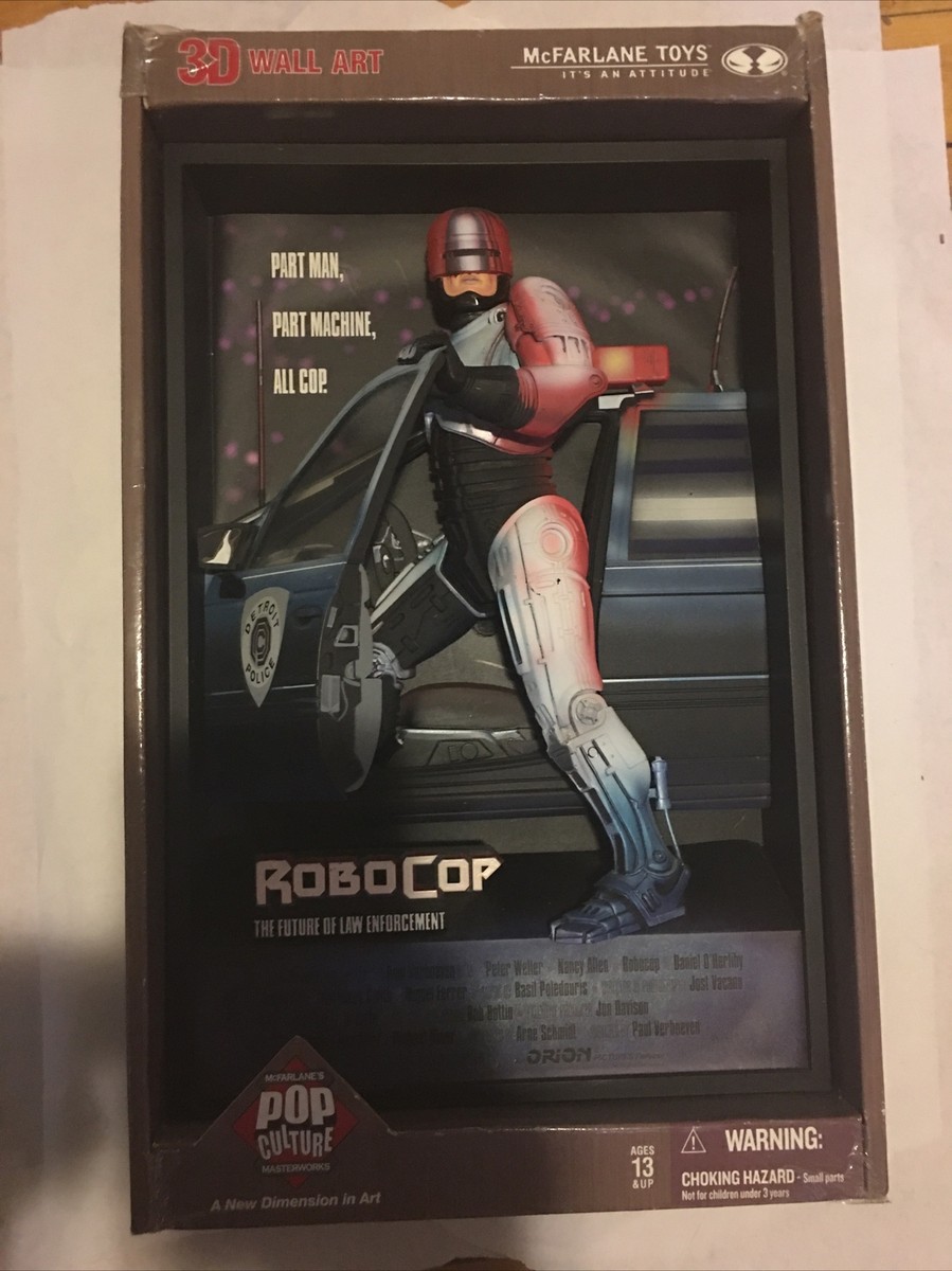ロボコップ 3Dウォールアート マクファーレントイズ RARE McFarlane