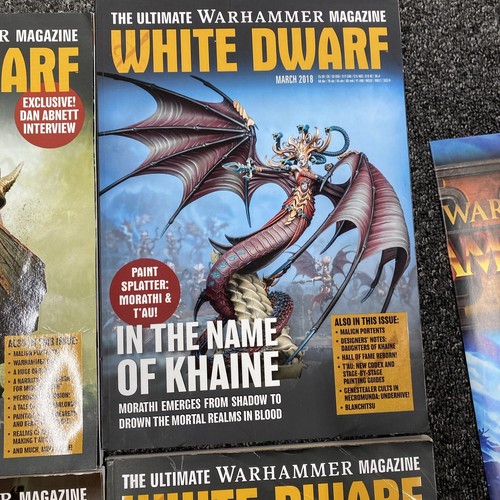 White Dwarf Magazine Lot of 4 + 2 Posters 2017 & 2018 War hammer - Picture 3 of 9