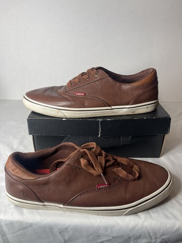 Hombre Levis Cuero Sintético Marrón/Zapatos Clásicos/51822002B/Talla 13 - Imagen 2 de 5
