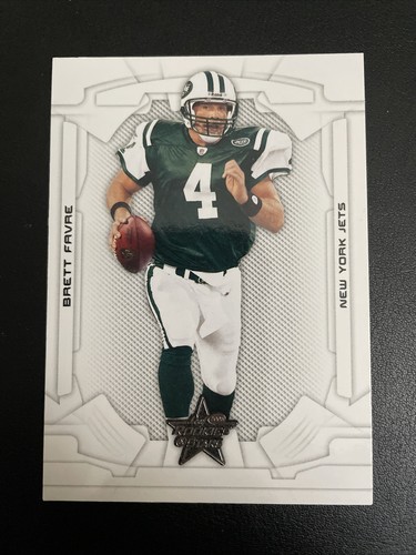 2008 Leaf Rookies and Stars Brett Favre #66 New York Jets HOF - Picture 1 of 2