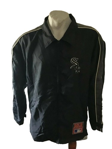 Chicago White Sox Shirt Nutmeg Mills Nylon MLB Jacket Vintage Size XL - 第 1/5 張圖片
