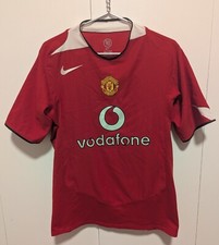 VTG Nike Manchester United Manutd Home Jersey Shirt Vodafone Mens Size M Rare