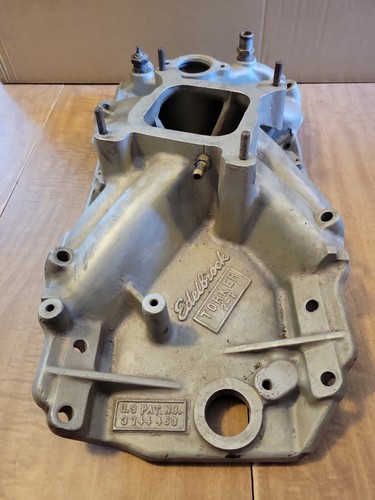 Edelbrock Torker 2-R BBC Rectangular Port Big Block 2745 P. 1976 Intake Manifold - Bild 8 von 12