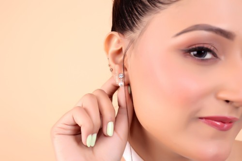 0.94 CT Moissanite Stud Earrings Round Cut 10K 14K 18K Gold 925 Silver Women - Picture 12 of 23