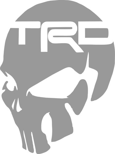 Pegatina de calcomanía de vinilo Skull TRD - Imagen 7 de 18
