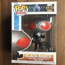 Funko Pop Movies Black Manta 1303 Vinyl Figure Aquaman And The Lost Kingdom DC