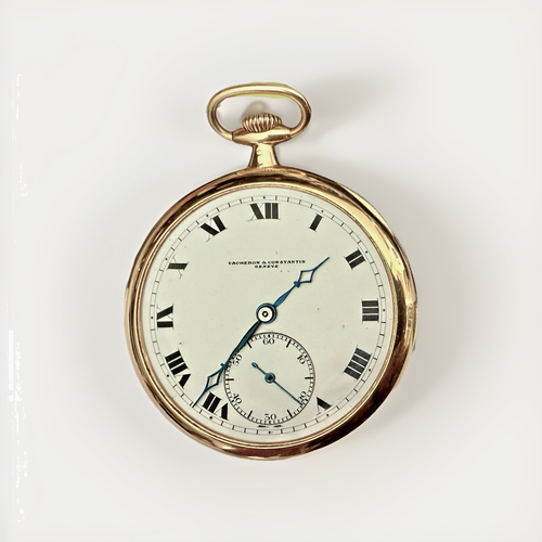 Vacheron & Constantin 18K Yellow Gold 46.5mm OF Pocket Watch Pristine 46.58MM - Picture 2 of 14