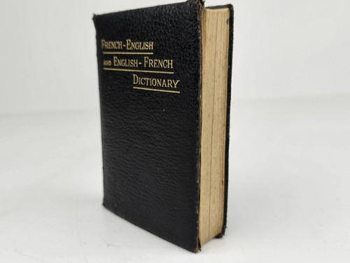 Vintage New Pocket French English Both Parts Dictionary Edward Latham - Picture 3 of 14
