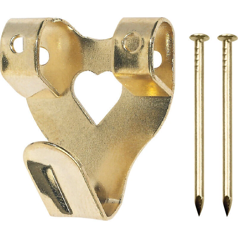 BUILDER'S HARDWARE 2 Pack 1-1/4 Brass Cup Hooks | Home Hardware