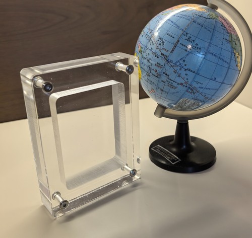 Estuche protector de exhibición de acrílico caja de cristal para 2 soportes PCGS espalda con espalda - Imagen 3 de 7