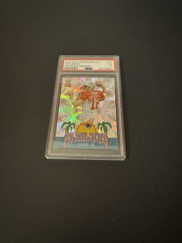 Tom Brady 2002 Crown Royal Pacific Pro Bowl Honors PSA 5