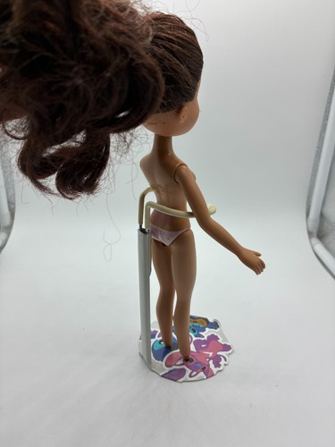 Bratz Sasha bambola corpo nudo capelli ondulati castani figura posabile - Foto 2 di 2
