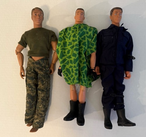 3 Stück G.I. Joe Puppen gebraucht guter Zustand schneller Versand