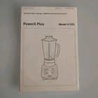 Vintage 90's Krups Blender 239 Instructions Manual Recipes Tips Book Booklet 