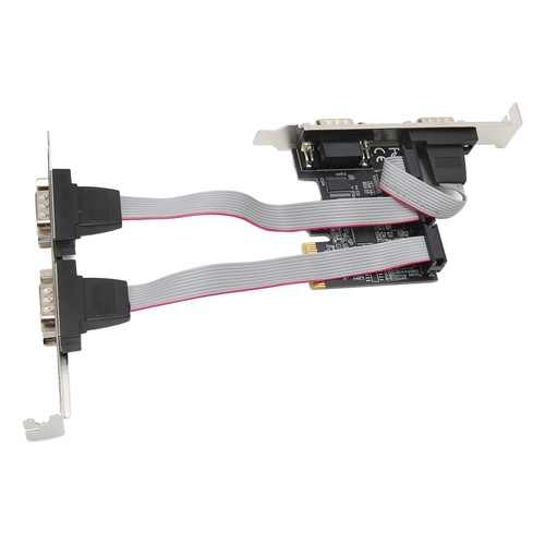 PCIE Expansion Card PCI Express X1 To Interface 4 RS232 Serial Ports S Adapter - Picture 1 of 12