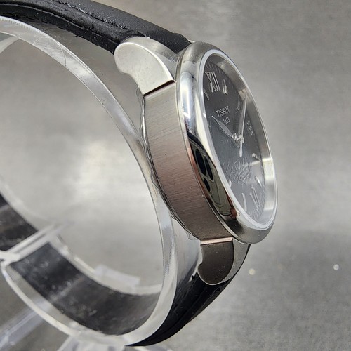 Tissot Le Locle Automatikuhr Damen 25mm schwarzes Ziffernblatt Stahl Datum rund läuft - Bild 4 von 13