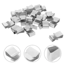  75 Pcs Cord Management Clips Wire Fasteners Metal Hanger Strap Pin