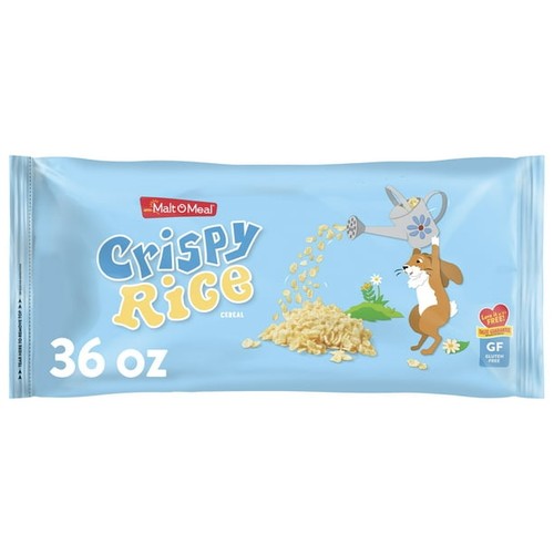 (3 pack) Malt-O-Meal Crispy Rice Cereal, Gluten Free Breakfast Cereal, 36 oz - Foto 2 di 7