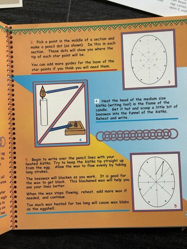 Vintage Luba’s ukrainisches Osterei PYSANKY Dekorationsset mit Kinderanleitung - Bild 7 von 12