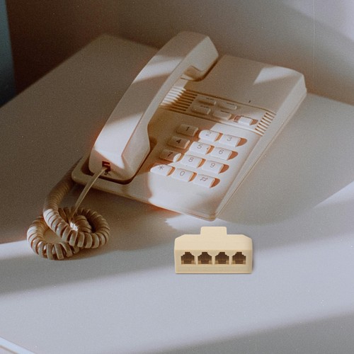 4 Pcs Telephone Cable Seperater Analog Adapter Landline Adapters - 第 3/12 張圖片