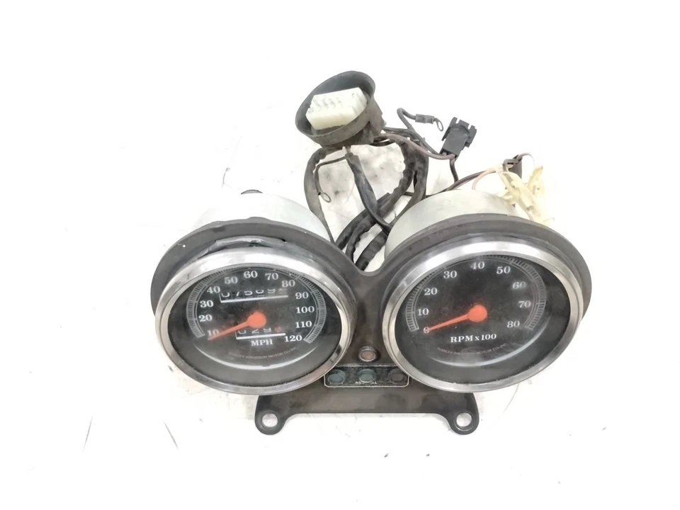 1989 Harley Sportster XL 883 1200 速度表 Speedo 转速计转速表 7k — 第 2/4 张图片