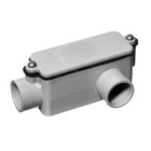 THOMAS AND BETTS E984H TYPE LL CONDUIT BODY 1-1/2" PVC 32 CU IN INDOOR