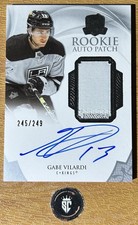 Gabe Vilardi 2020-21 Upper Deck The Cup Rookie Auto Patch /249 #121 LA Kings