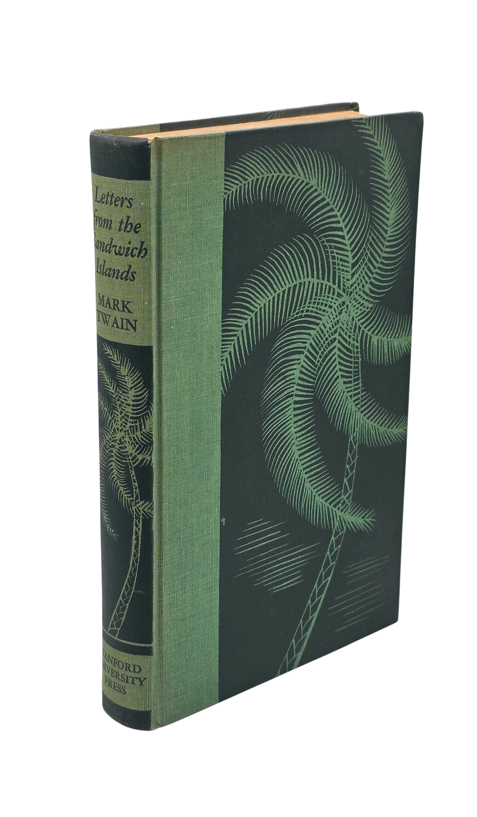 Mark Twain / Letters from the Sandwich Islands 1st Edition 1938