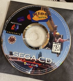 Kids on Site (Sega CD, 1994) Sega Club Complete w/ Manual & Inserts CIB Tested