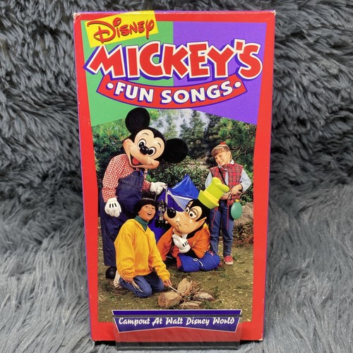 Sing Along Songs - Mickeys Fun Songs: Campout at Disney World VHS Tape 1994 - Picture 2 of 8
